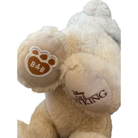 Disney The Lion King Simba Build-A-Bear Workshop Plush Toy Beige - Picture 6 of 7